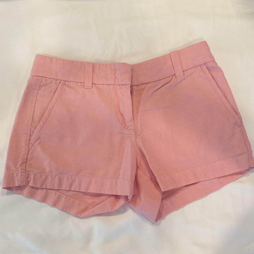 J Crew Pink Bermuda Shorts 3 Inch Inseam